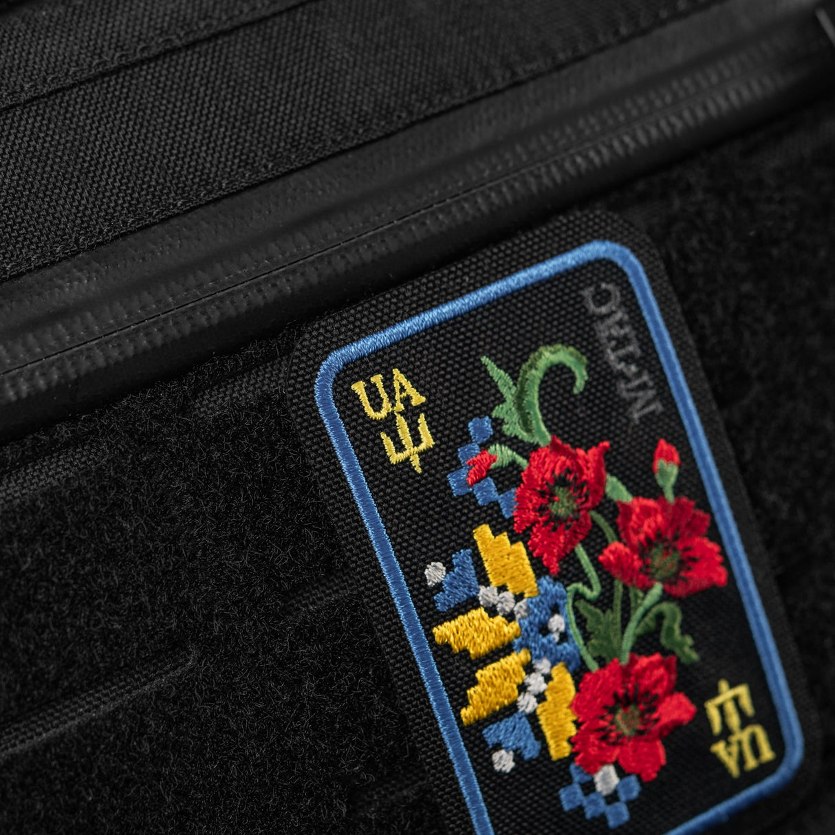 M-Tac Patch Ornament Poppy Embroidery in Black, alternate view 17