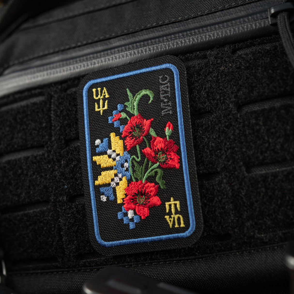 M-Tac Patch Ornament Poppy Embroidery in Black, alternate view 18