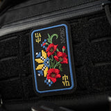 M-Tac Patch Ornament Poppy Embroidery in Black, alternate view 18