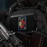 M-Tac Patch Ornament Poppy Embroidery in Black, alternate view 26