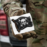 M-Tac Sticker Jolly Roger in Black, alternate view 2