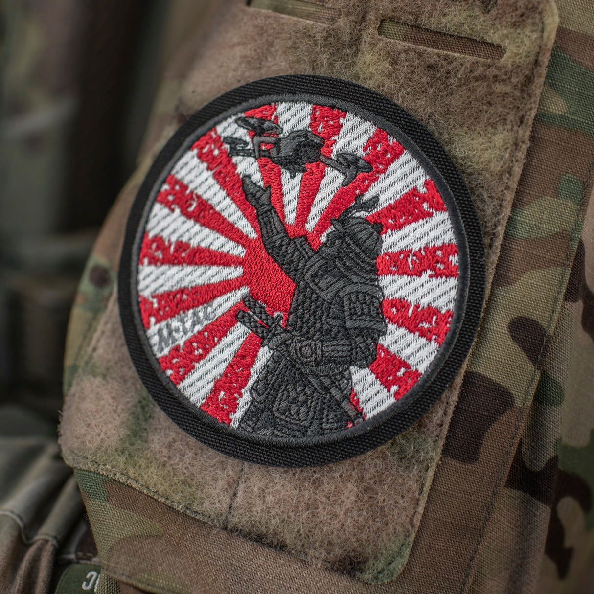 M-Tac Patch Samurai’s Path Embroidery in Black, alternate view 5