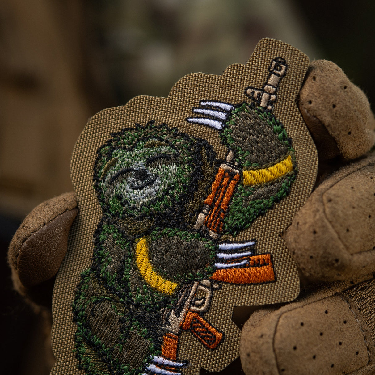 M-Tac Patch Sloth Embroidery in Coyote Brown, alternate view 3