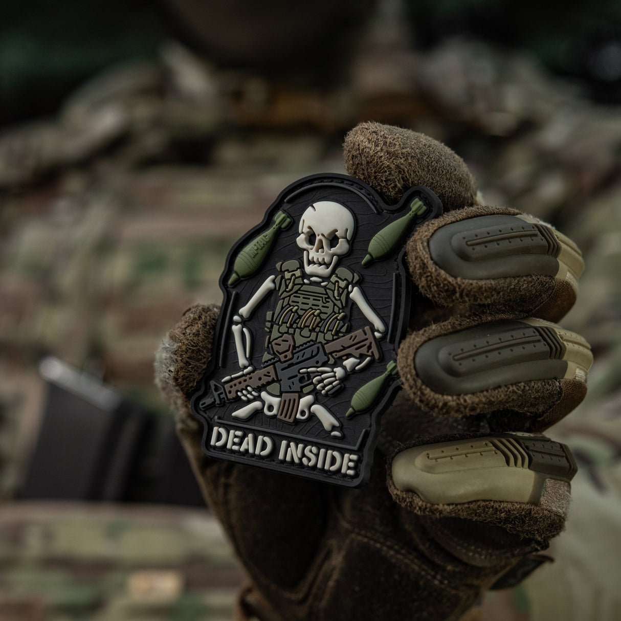 M-Tac Patch Dead Inside PVC in Olive Drab, alternate view 21