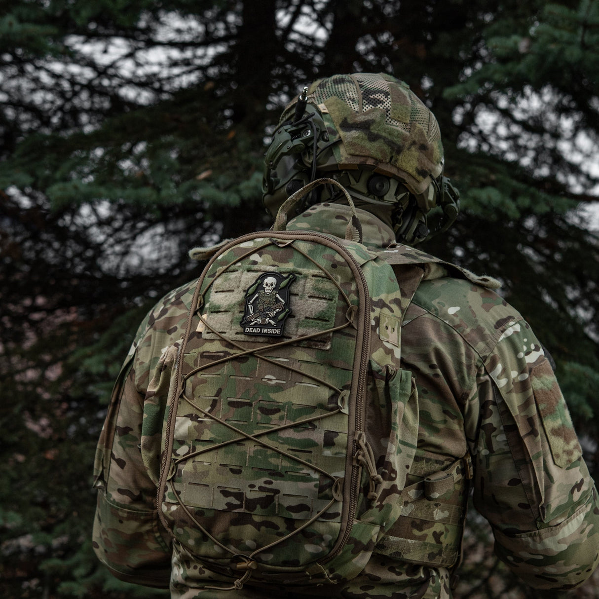 M-Tac Patch Dead Inside PVC in Olive Drab, alternate view 6