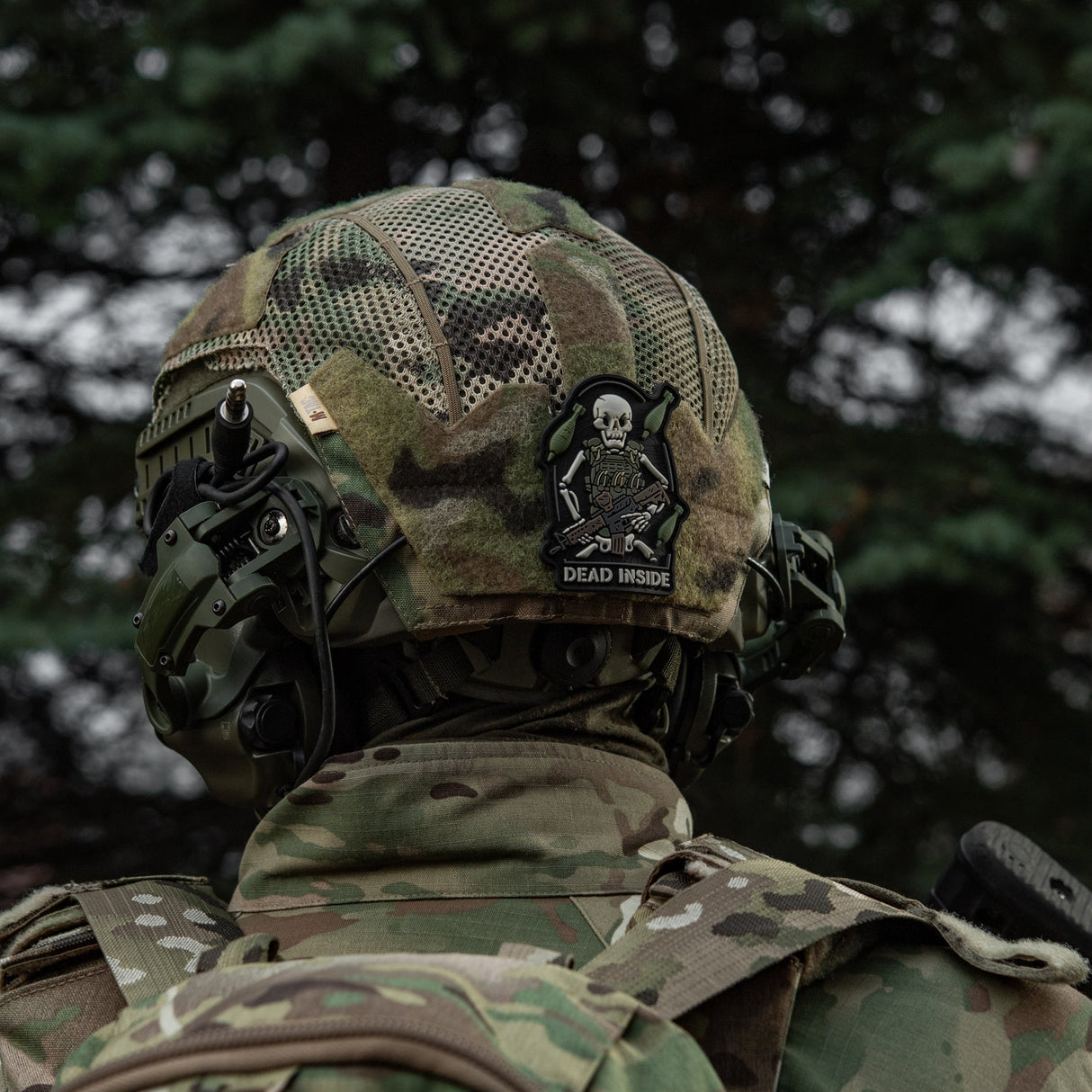 M-Tac Patch Dead Inside PVC in Olive Drab, alternate view 9