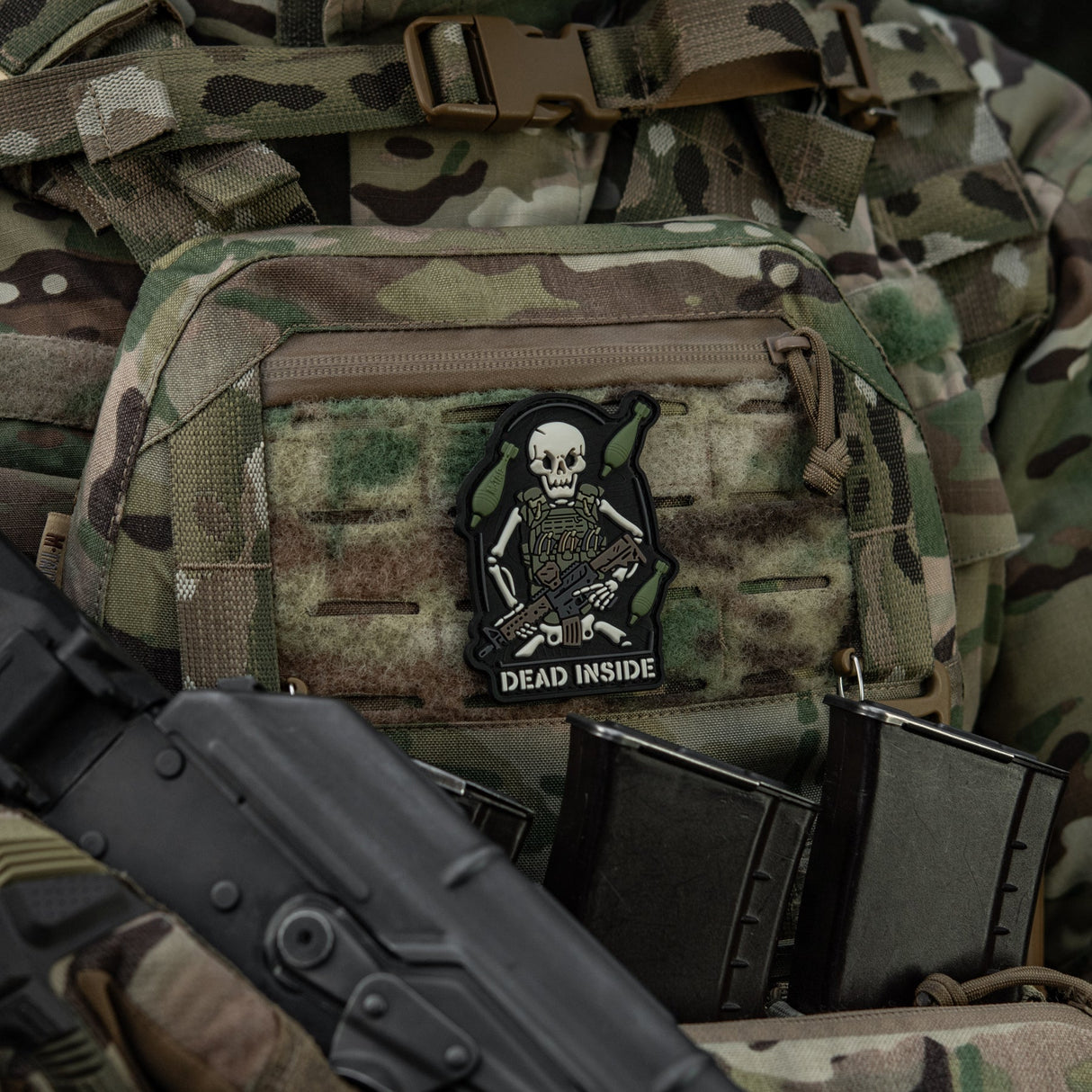 M-Tac Patch Dead Inside PVC in Olive Drab, alternate view 16