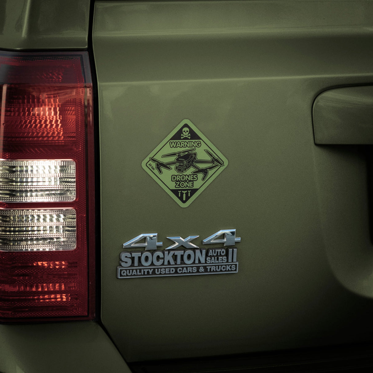 M-Tac Drones Zone Large Sticker, alternate view 4