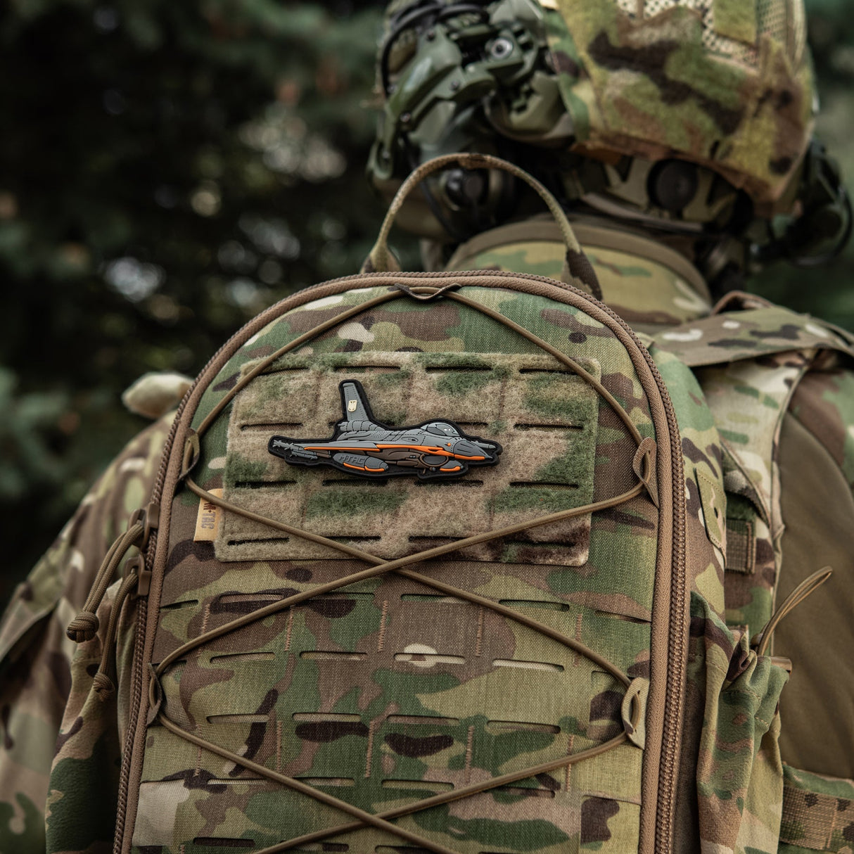 M-Tac F-16 PVC Patch, alternate view 3