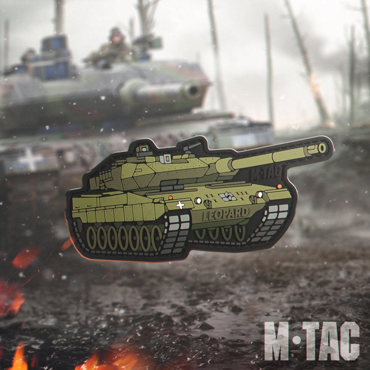 M-Tac Leopard 2 PVC Patch, alternate view 6