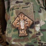 M-Tac MG Operator PVC Patch in Olive, alternate view 3