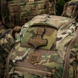 M-Tac Mjölnir Large PVC Patch in Olive, alternate view 3
