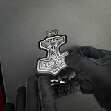 M-Tac Sticker Mjölnir Reflective Large in Black, alternate view 4