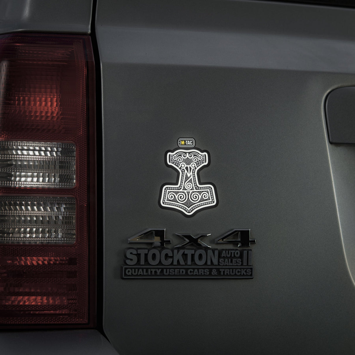 M-Tac Sticker Mjölnir Reflective Large in Black, alternate view 5