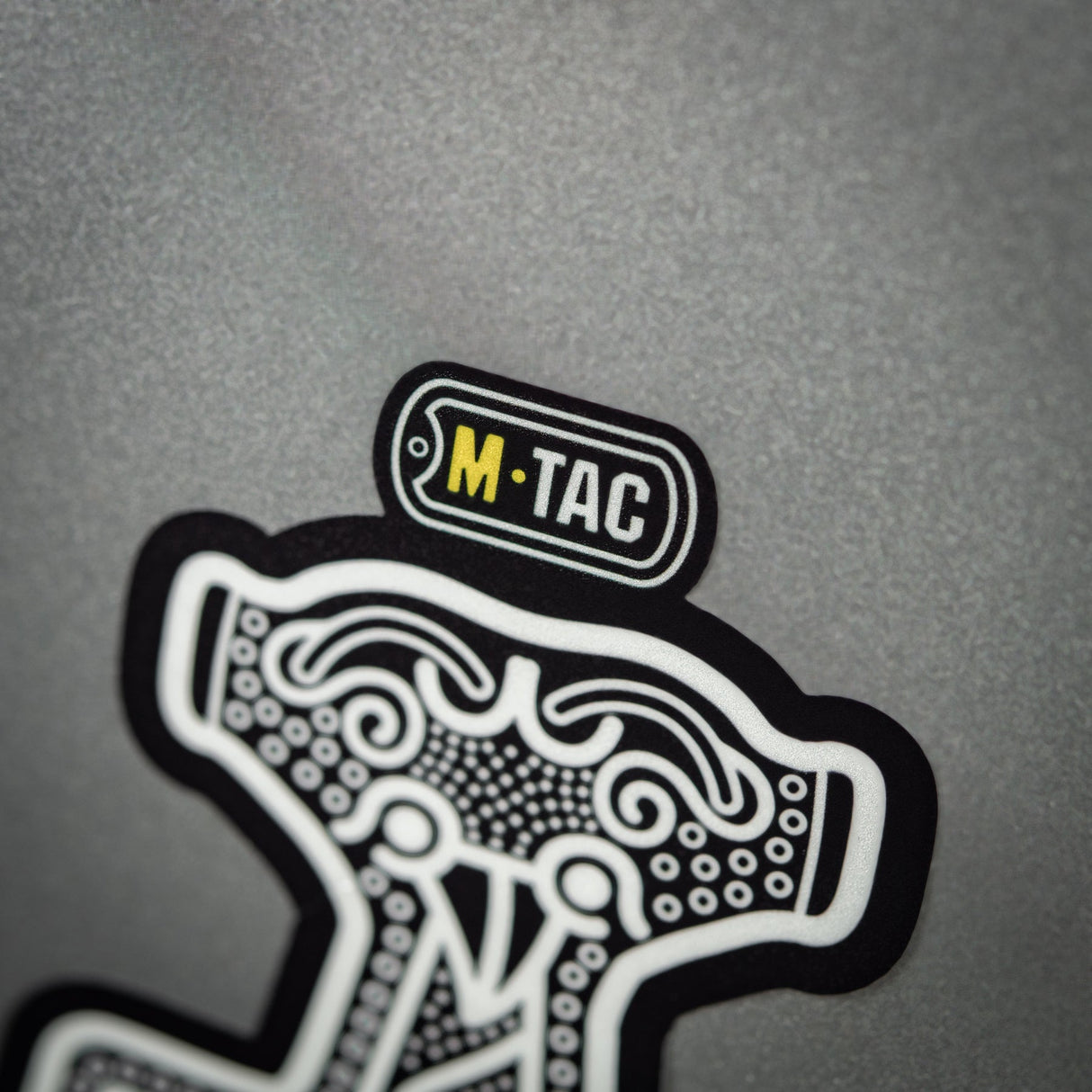 M-Tac Sticker Mjölnir Reflective Large in Black, alternate view 6