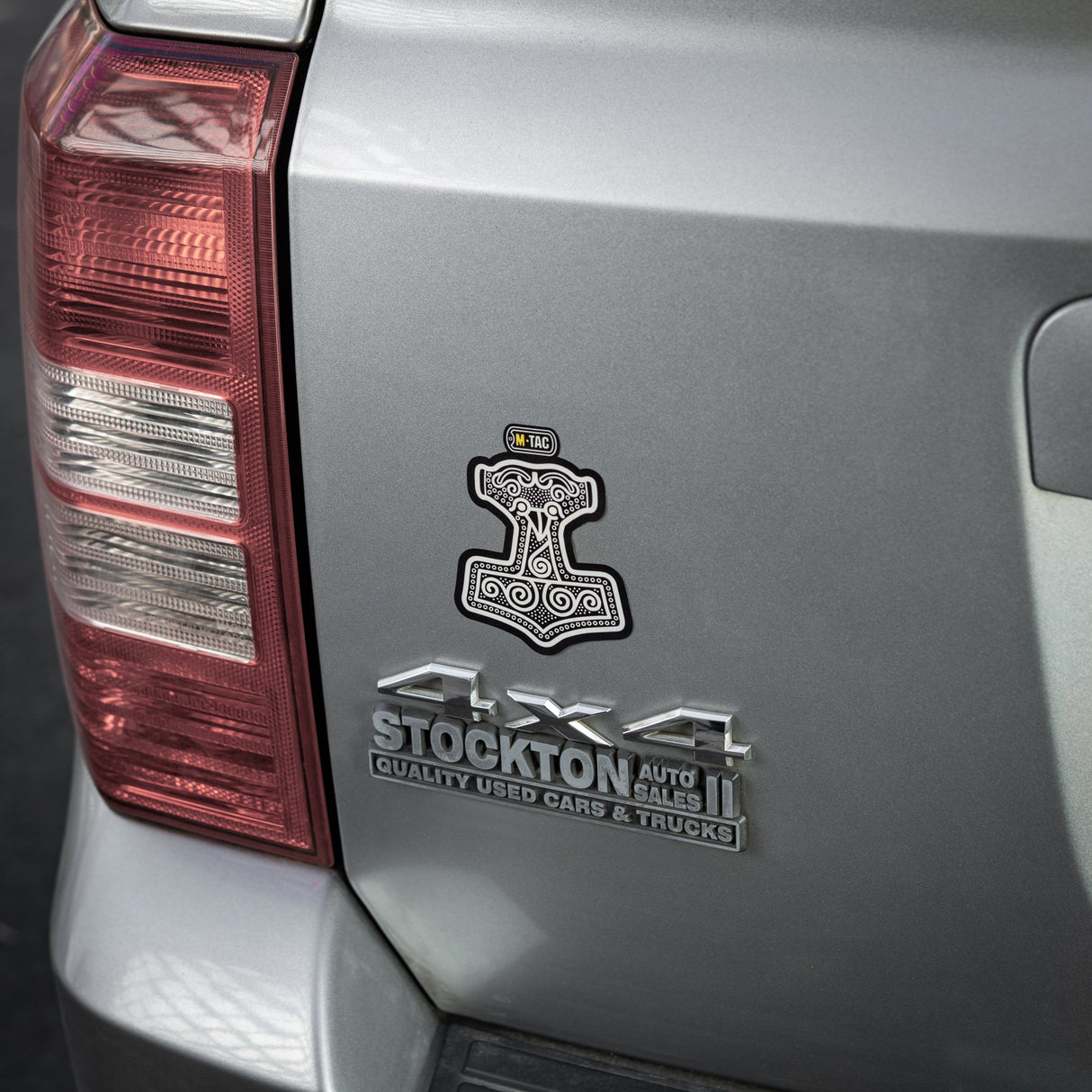 M-Tac Sticker Mjölnir Reflective Large in Black, alternate view 7