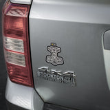 M-Tac Sticker Mjölnir Reflective Large in Black, alternate view 7