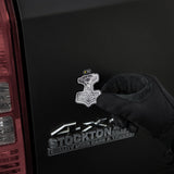 M-Tac Sticker Mjölnir Reflective Large in Black, alternate view 12