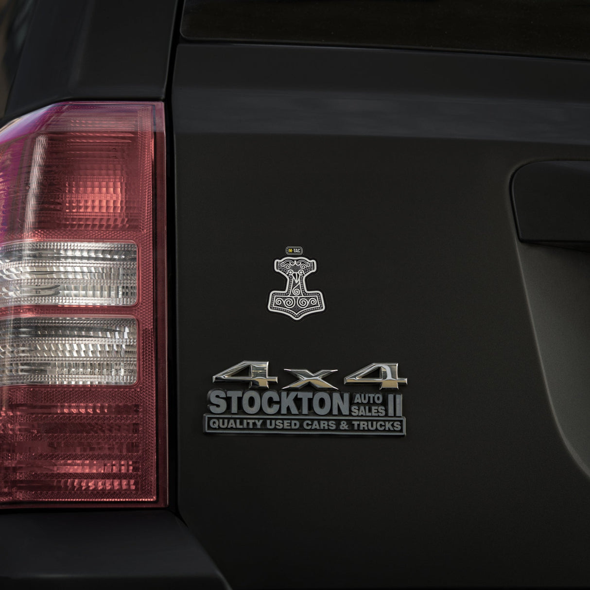 M-Tac Sticker Mjölnir Reflective Large in Black, alternate view 14