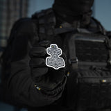 M-Tac Sticker Mjölnir Reflective Large in Black, alternate view 10