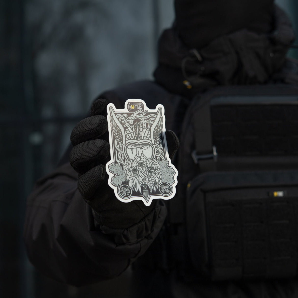 M-Tac Sticker Odin Reflective in Black, alternate view 3