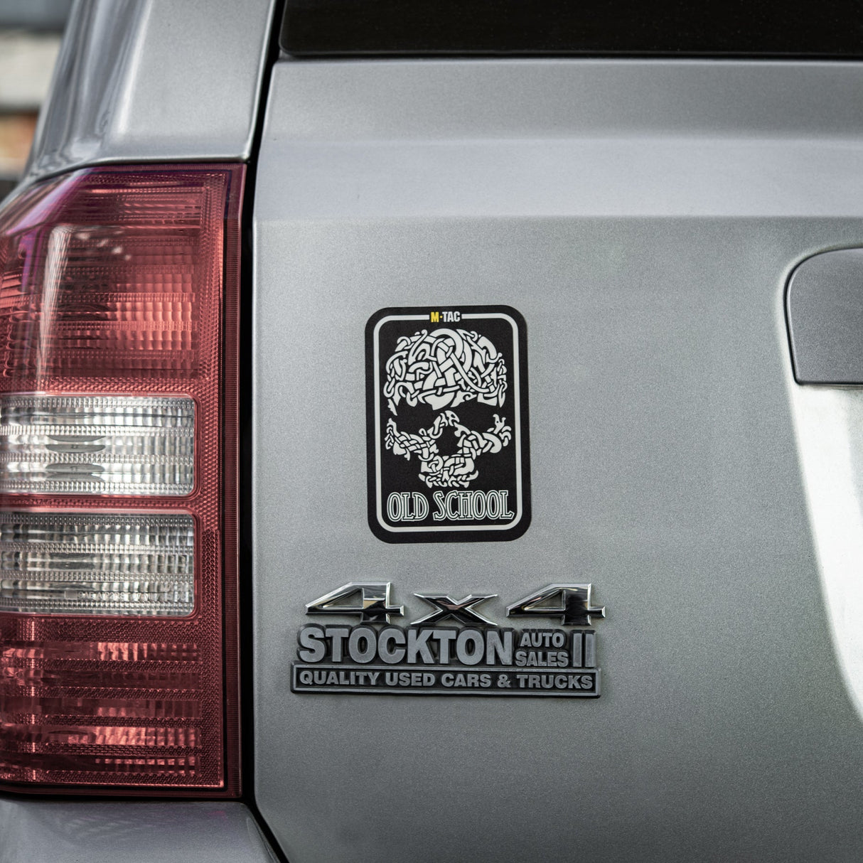 M-Tac Sticker Old School Reflective in Black, alternate view 6