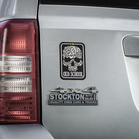 M-Tac Sticker Old School Reflective in Black, alternate view 2