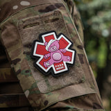 M-Tac Paramedic Bear PVC Patch in Pink, alternate view 20