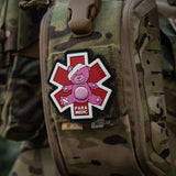M-Tac Paramedic Bear PVC Patch in Pink, alternate view 11