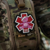 M-Tac Paramedic Bear PVC Patch in Pink, alternate view 14