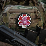 M-Tac Paramedic Bear PVC Patch in Pink, alternate view 18