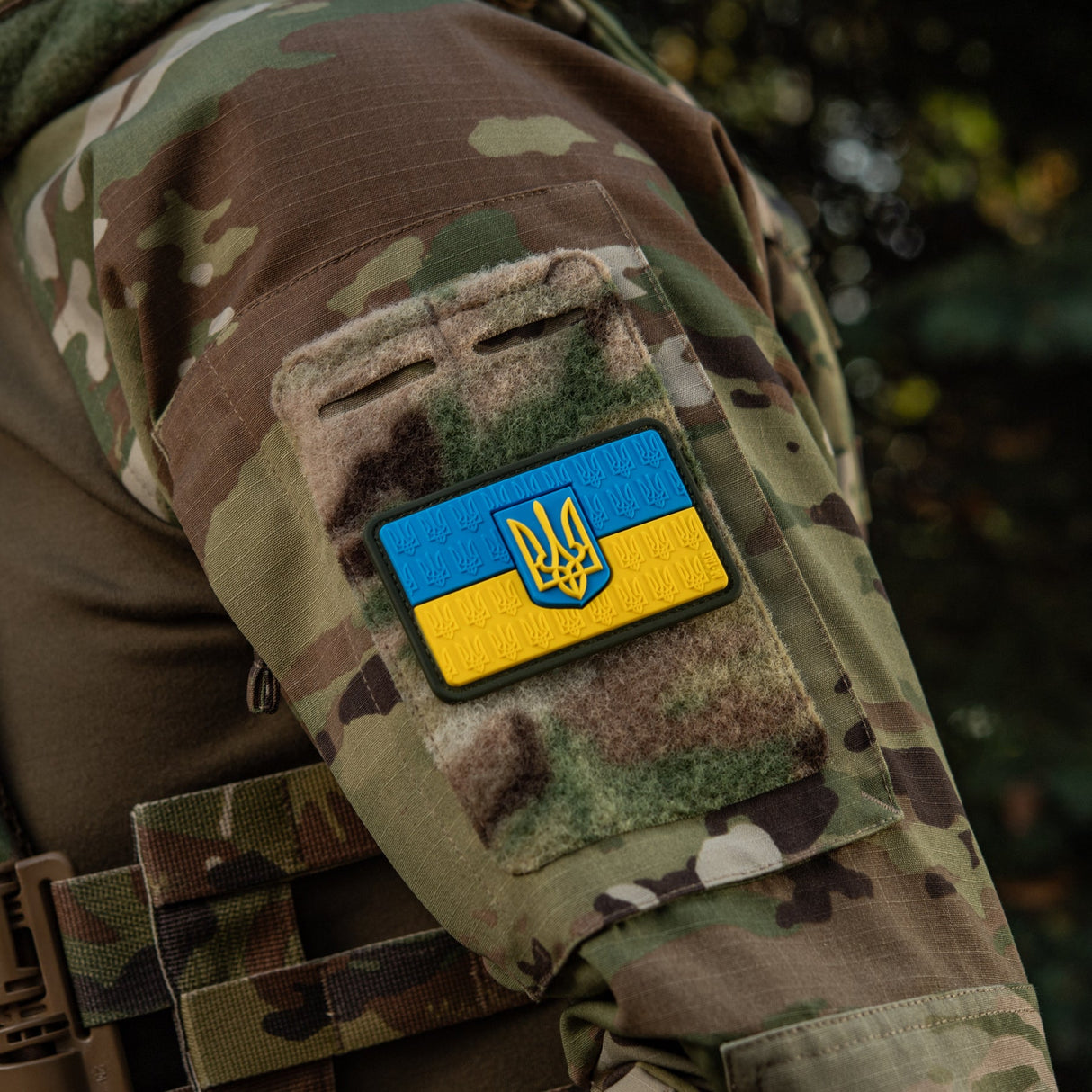 M-Tac Patch Ukraine Flag Embossed PVC, alternate view 6