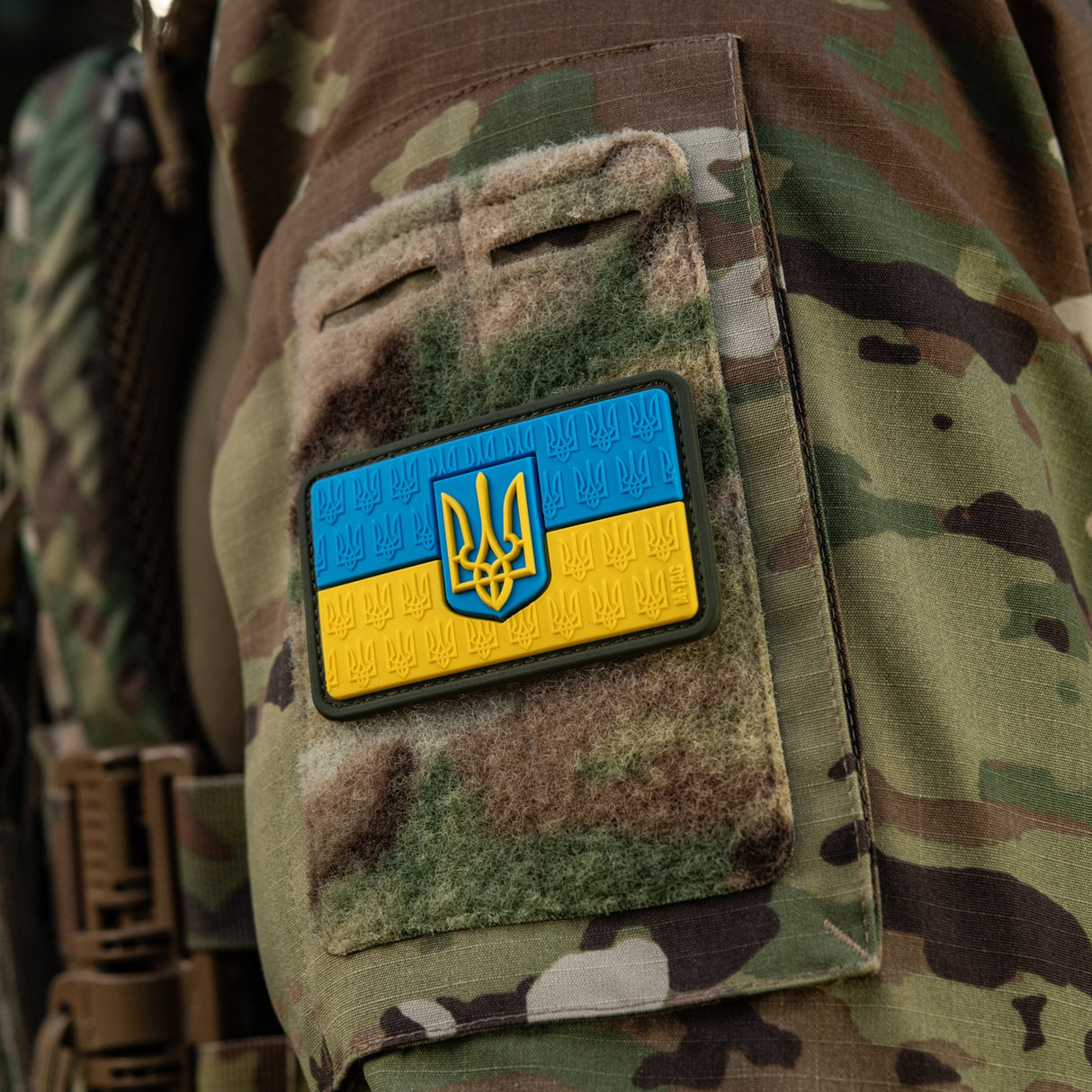 M-Tac Patch Ukraine Flag Embossed PVC, alternate view 4