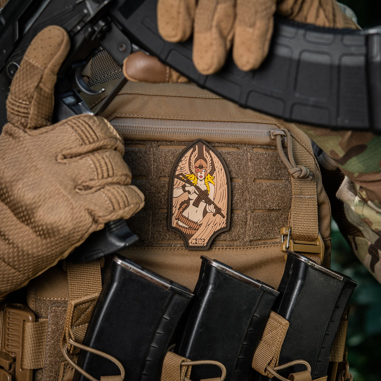M-Tac Patch Valkyrie Pike PVC in Olive, alternate view 3