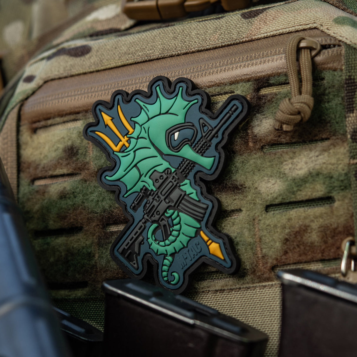 M-Tac Patch Seahorse PVC in Blue, alternate view 19