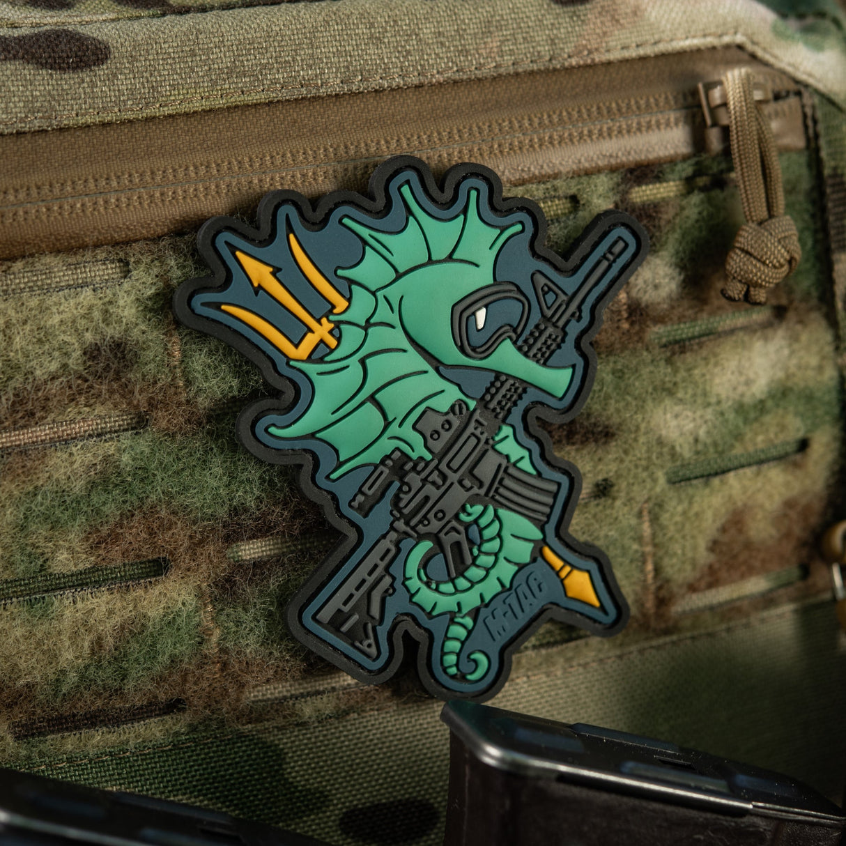 M-Tac Patch Seahorse PVC in Blue, alternate view 23