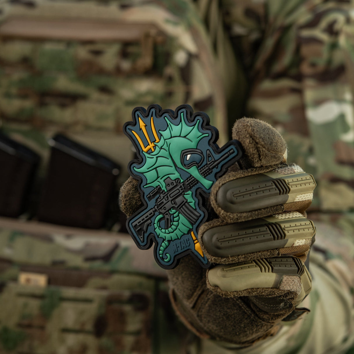 M-Tac Patch Seahorse PVC in Blue, alternate view 25