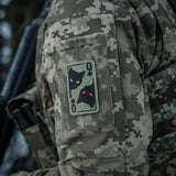 M-Tac Patch Queen of Spades Ornament in Olive Drab, alternate view 14