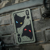 M-Tac Patch Queen of Spades Ornament in Olive Drab, alternate view 9
