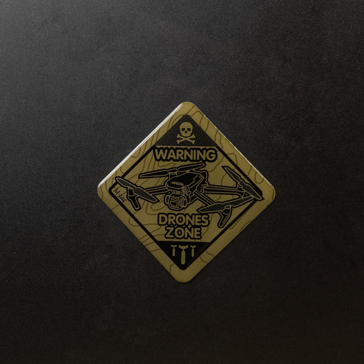 M-Tac Drones Zone Embossed Sticker, alternate view 9