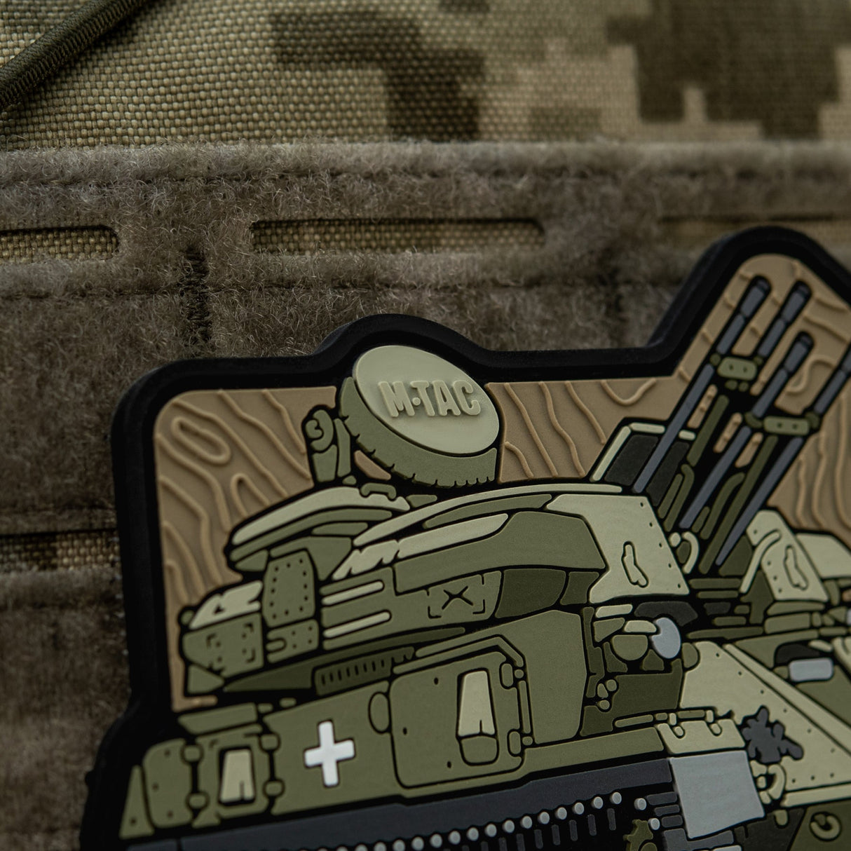 M-Tac ZU-23-4 Shilka PVC Patch, alternate view 2