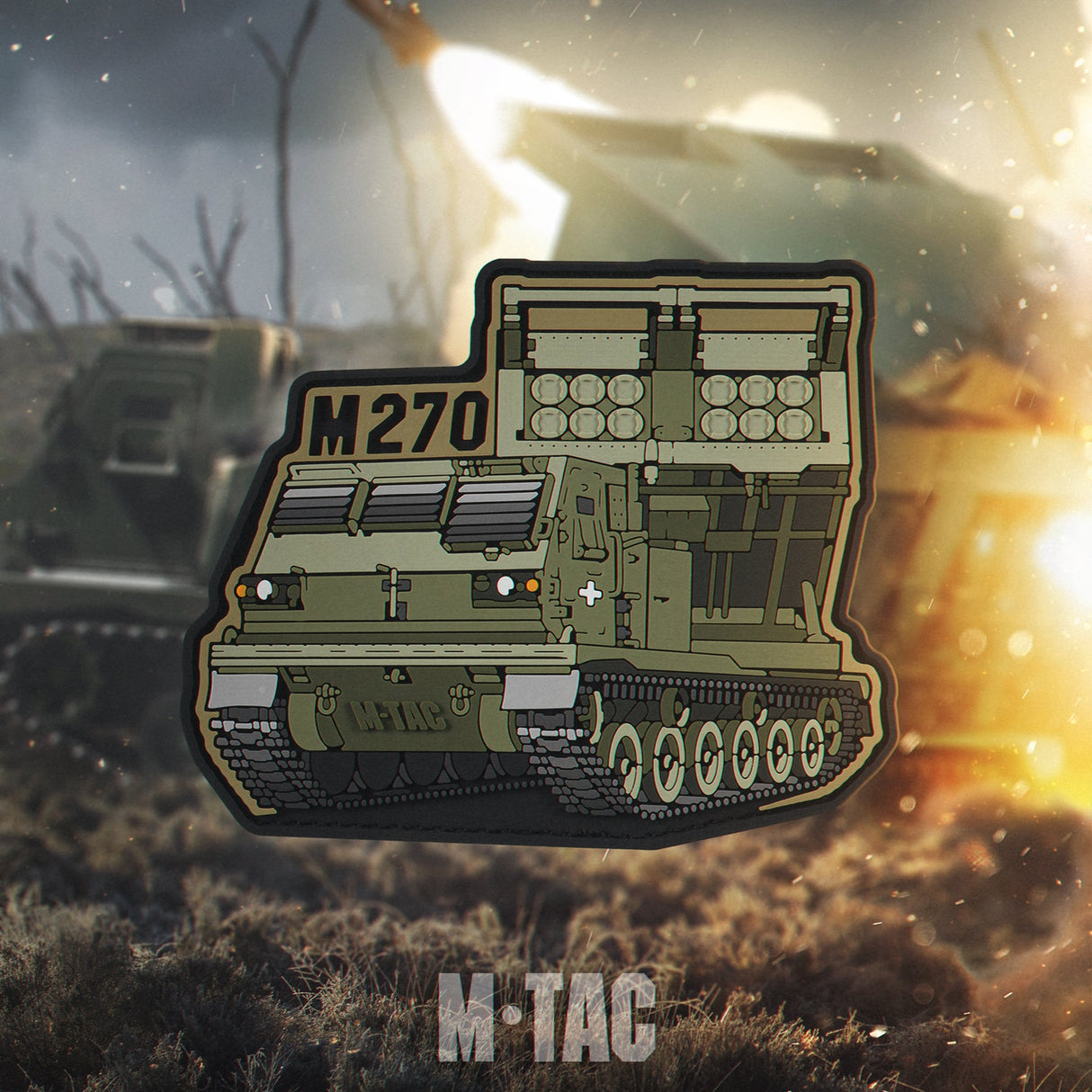 M-Tac M270 MLRS PVC Patch, alternate view 4