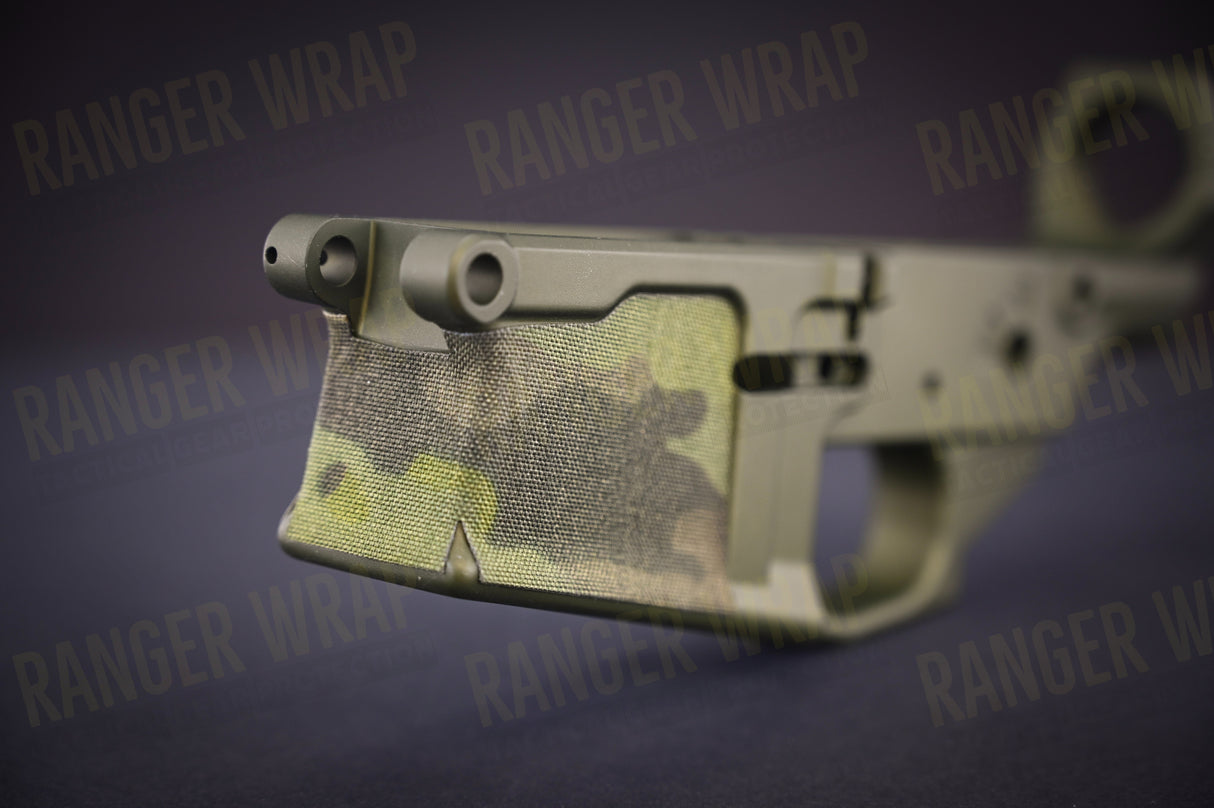 Aero Precision M5 Lower Receiver Wrap - in Cordura Fabric in Black Multicam, alternate view 4