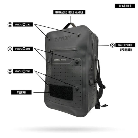 Fndn® Modular M6 Waterproof Backpack - 31L - HR Tactical Innovations