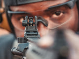 Magpul MBUS 3 Rear Sight deployed on a Picatinny rail
