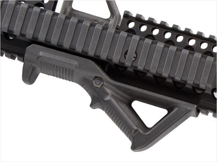 Magpul AFG angled fore grip installed on Picatinny rail