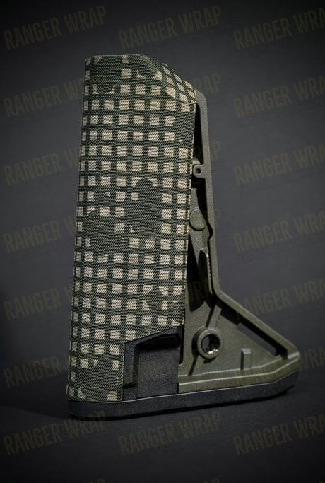 Magpul SL-S Stock Wrap - in Cordura Fabric in Desert Tiger Stripe, alternate view 2