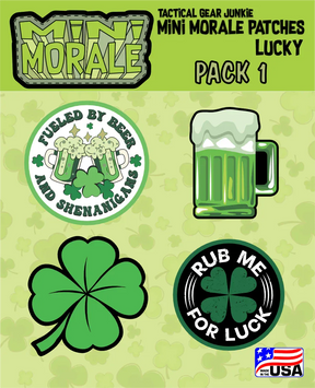 Tactical Gear Junkie Mini Morale Lucky Patch Pack 1