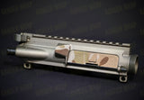 AR-15/M4 Dust Cover & Brass Deflector Combo - Wrap in Cordura Fabric in Alpine Multicam, alternate view 3
