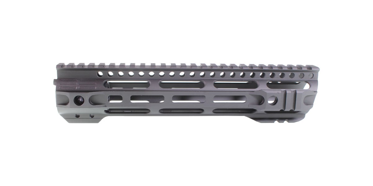 10" "Tone" M-Lok Crescent Slant-Pro Handguard W/Anti-Rotation Tabs - HR Tactical Innovations